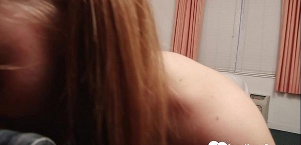  Girlfriend with pig-tails sucks me off in POV